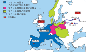 ナポレオン戦争時のヨーロッパ