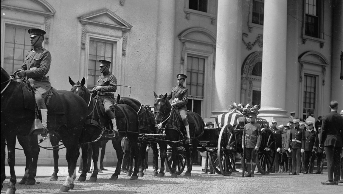 ハーディング大統領の葬列